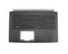 NKI1517047 Original Acer Tastatur inkl. Topcase DE (deutsch) schwarz/grau mit Backlight