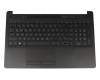 PK1329I2A10 Original Compal Tastatur inkl. Topcase DE (deutsch) schwarz/schwarz (Rautenmuster)