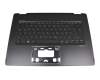 SB3P_A50BWL Original Acer Tastatur inkl. Topcase DE (deutsch) schwarz/schwarz mit Backlight