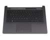 SB550A-73H0 Original HP Tastatur inkl. Topcase DE (deutsch) schwarz/grau