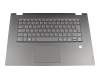 SN20M61689 Original Lenovo Tastatur inkl. Topcase DE (deutsch) grau/grau mit Backlight