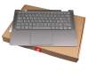 SN20Q40725 Original Lenovo Tastatur inkl. Topcase CH (schweiz) grau/grau mit Backlight