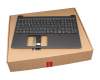 SN20U Original Lenovo Tastatur inkl. Topcase DE (deutsch) grau/grau mit Backlight