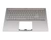 SN2580BL1SG-95710-2XA Original Asus Tastatur inkl. Topcase SF (schweiz-französisch) silber/silber mit Backlight