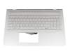 TPN-Q190 Original HP Tastatur inkl. Topcase DE (deutsch) silber/silber mit Backlight