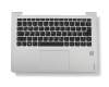 V154420BK1 Original Lenovo Tastatur inkl. Topcase DE (deutsch) schwarz/silber mit Backlight