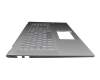 V185920AK1 GR Original Asus Tastatur inkl. Topcase DE (deutsch) silber/silber mit Backlight